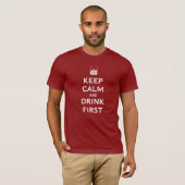 保Calm & Drink First Tシャツ (正面フル)