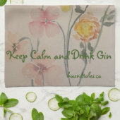 保Calm Drink Gin Kitchen Tool キッチンタオル (折り畳み)