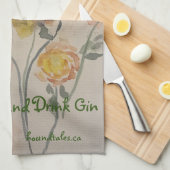 保Calm Drink Gin Kitchen Tool キッチンタオル (四つ折り)
