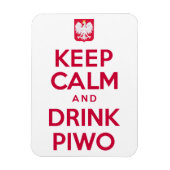 保Calm Drink Piwo Polish マグネット (縦)