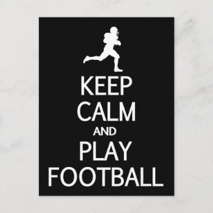 保Calm & Footballのカラーカスタムハガキ ポストカード