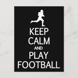 保Calm & Footballのカラーカスタムハガキ ポストカード