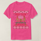 保Calm Gingerbread Housesベーキング Tシャツ (デザイン正面)