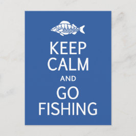 保Calm & Go魚釣りはがき ポストカード