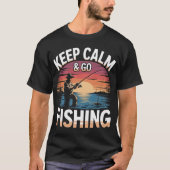保Calm & Go魚釣り Tシャツ (正面)