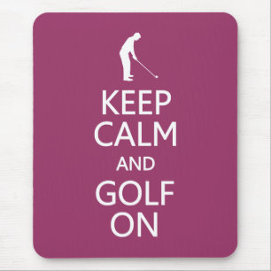 保Calm & Golfオンカスタムカラー マウスパッド