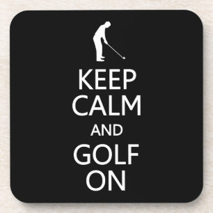 保Calm & Golf Onカスタムカラーコースター コースター