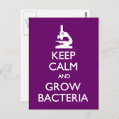 保Calm Grow Bacteriaはがき ポストカード (正面/裏面)