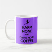 保Calm Harm None and Drink More Coffee コーヒーマグカップ (左)