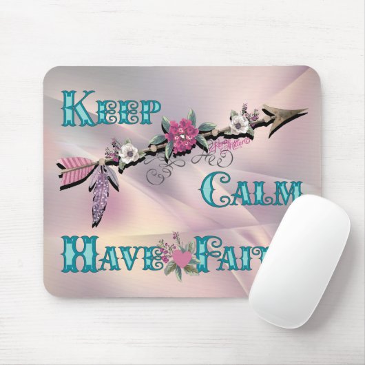 保Calm Have Faith Mouse pad マウスパッド (マウス)