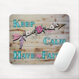 保Calm Have Faith Mouse pad マウスパッド