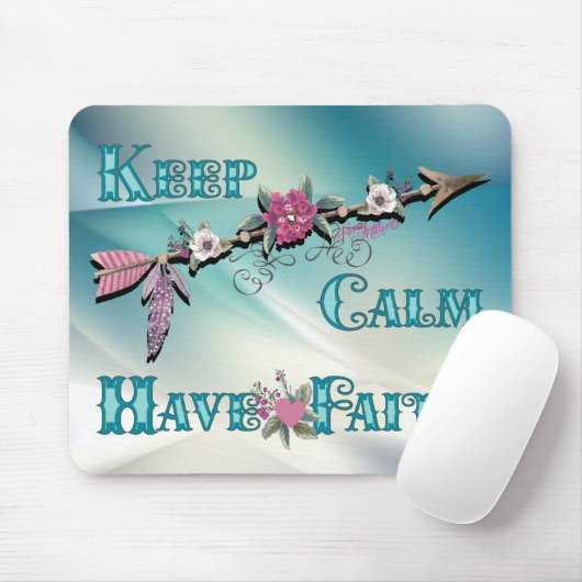 保Calm Have Faith Mouse pad マウスパッド (マウス)
