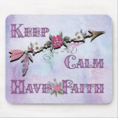 保Calm Have Faith Mouse pad マウスパッド (正面)