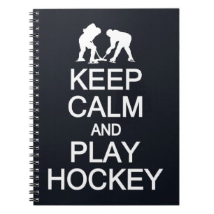 保Calm & Hockey遊カスタムカラーノート ノートブック