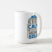 保Calm Home Sold不動産仲介業者不動産業者 コーヒーマグカップ (正面右)