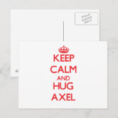 保CALM HUG AXEL ポストカード (正面/裏面)