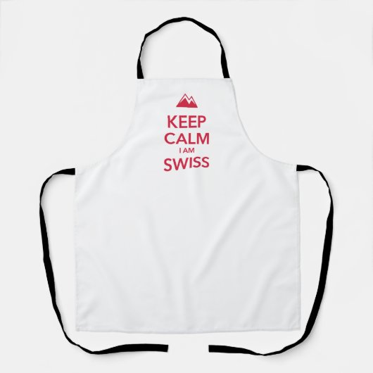 保CALM I AM SWISS エプロン (正面)