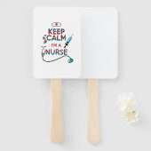 保calm iamナース ハンドファン (正面&裏面)