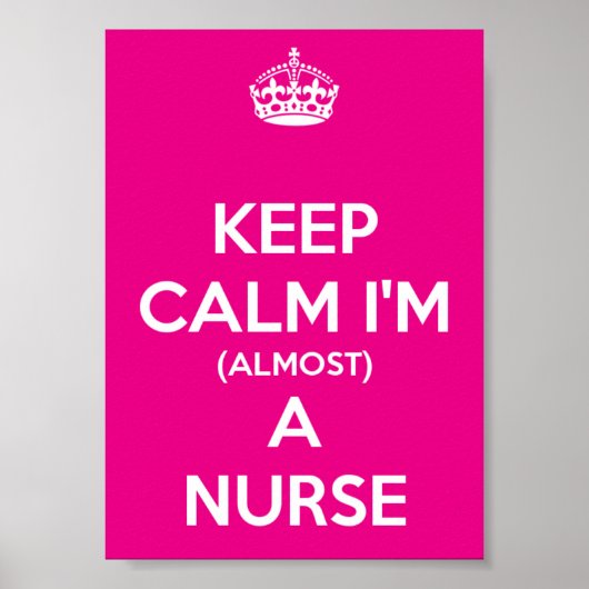 保Calm I'm (ほぼ)ナースポスター ポスター (正面)