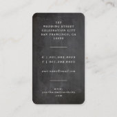 保Calm I'm theウェディングプランナーChalkboardおもしろい 名刺 (裏面)