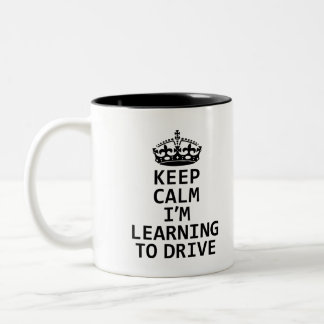 保Calm I's 学to drive, Learner Driver ツートーンマグカップ