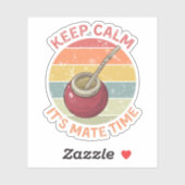 保Calm It's Mate Time - Yerba Mate シール (シート)
