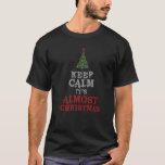 保Calm It's Most Christmas Tree Santa Christ Tシャツ<br><div class="desc">静保かなクリスマスの木サンタ・クリスマスマーチ。</div>