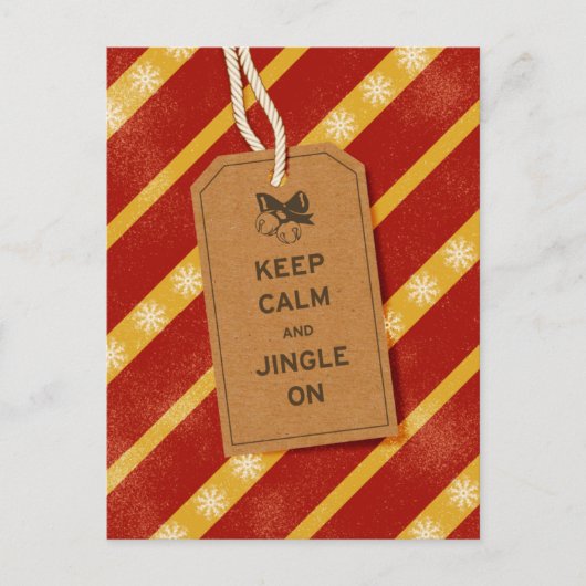 保Calm & Jingle On ポストカード (正面)