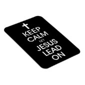 保Calm Let Jesus Lead On - Christian Christ God マグネット (右側)