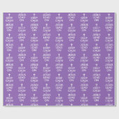 保Calm Let Jesus Lead On - Christian Religious ラッピングペーパー (フラット)