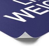 保Calm & Liftウェイトカスタムカラーポスター ポスター (角)