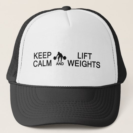 保Calm & Lift Weights hat – カラーを選択 キャップ (正面)