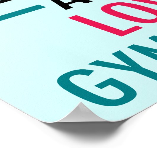 保Calm Love体操 ポスター (角)