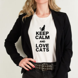 保Calm & Love Cats Shirt Tシャツ