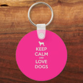 保Calm & Love Dogs キーホルダー (正面)