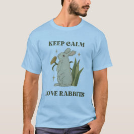 保Calm - Love Rabbits T-Shirts Tシャツ