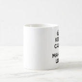 保Calm Makeリストのマグカップ コーヒーマグカップ (中央)