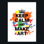 保Calm & Make Artポスター ポスター<br><div class="desc">Brusheezyへの謝辞 – Premium Member Services</div>