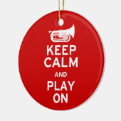 保Calm - Marching Baritone セラミックオーナメント (左)