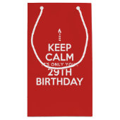 保Calm Only 29誕生日 スモールペーパーバッグ (裏面)