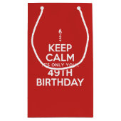 保Calm Only 49誕生日 スモールペーパーバッグ (裏面)