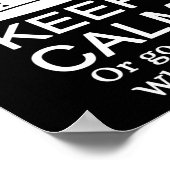 「保Calm or Go Nuts」のポスター ポスター (角)