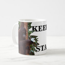 保Calm Orangutan Wildlife コーヒーマグカップ
