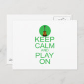 保Calm Parody Guitar ポストカード (正面/裏面)