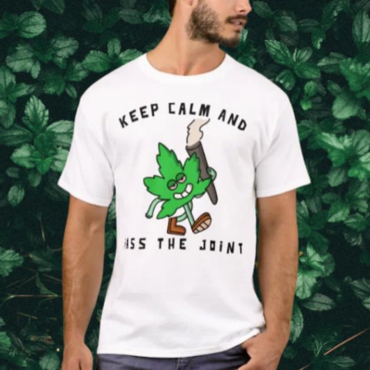 保Calm & Pass It: Leafy Vibes Tシャツ