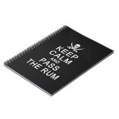 保Calm & Pass The Rumノートカスタム ノートブック (左側)