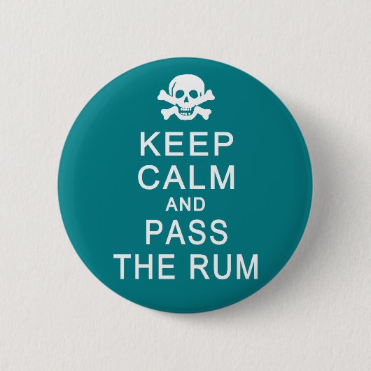 保Calm & Pass The Rumボタン 缶バッジ (正面)