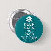保Calm & Pass The Rumボタン 缶バッジ (正面&裏面)
