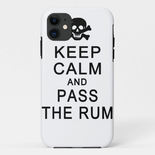 保Calm & Pass The Rum iPhone Case-Mate iPhoneケース (裏面)