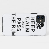 保Calm & Pass The Rum iPhone Case-Mate iPhoneケース (裏面(横))